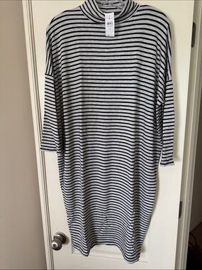 lou & grey softserve slub midi tee dress | Dresses | Lou Grey Pink Brown Cream Sleeveless 222xs Frankie shop